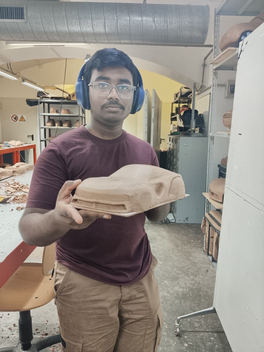 Clay modeling step 14